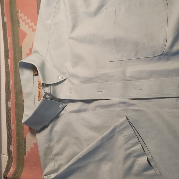 Men's Roundtree and Yorke Gold Label no-iron short sleeve shirt size 2XB. - Picture 3 of 6